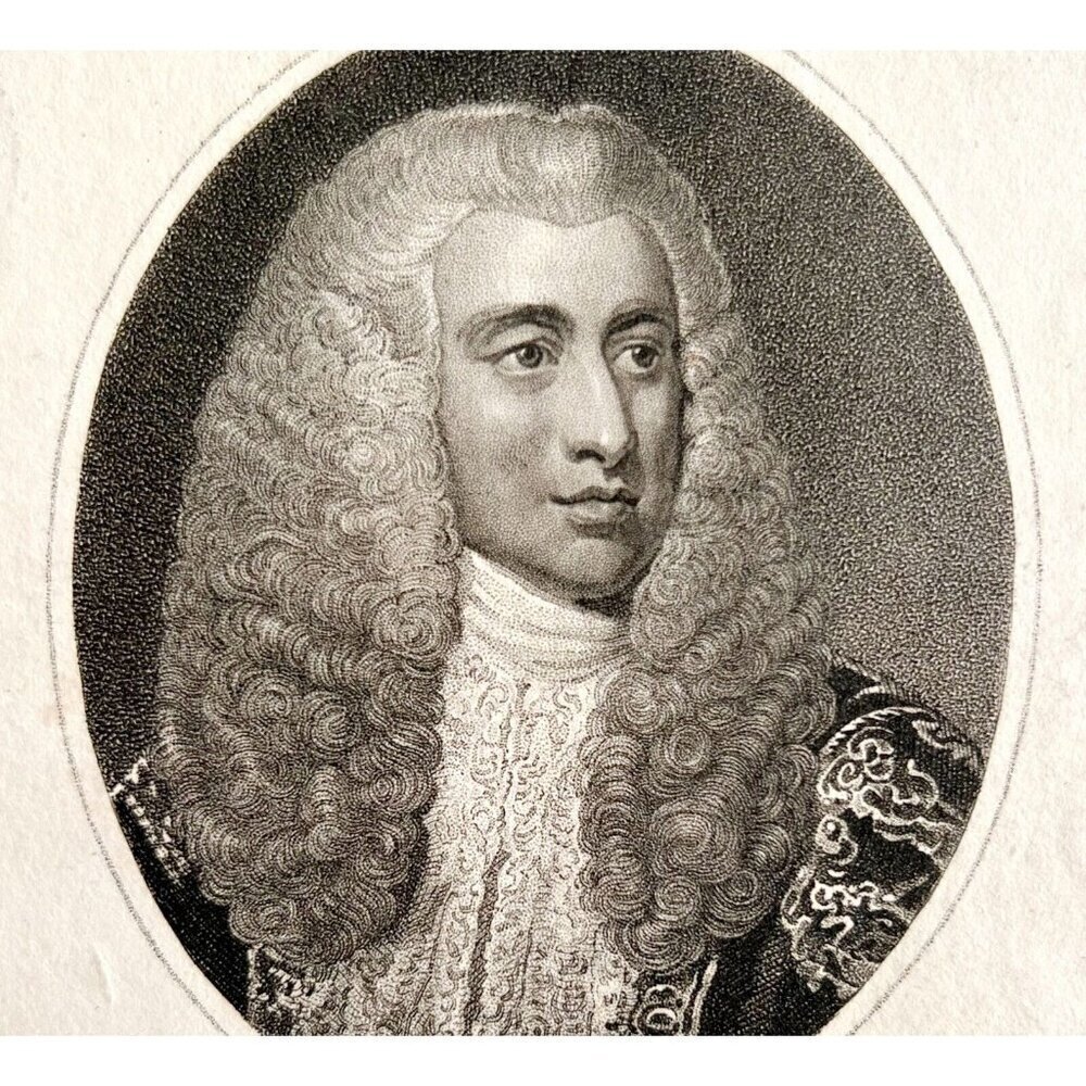 Charles Abbot Baron Colchester Engraving 1817 Georgian Regency Era Art DWEE18
